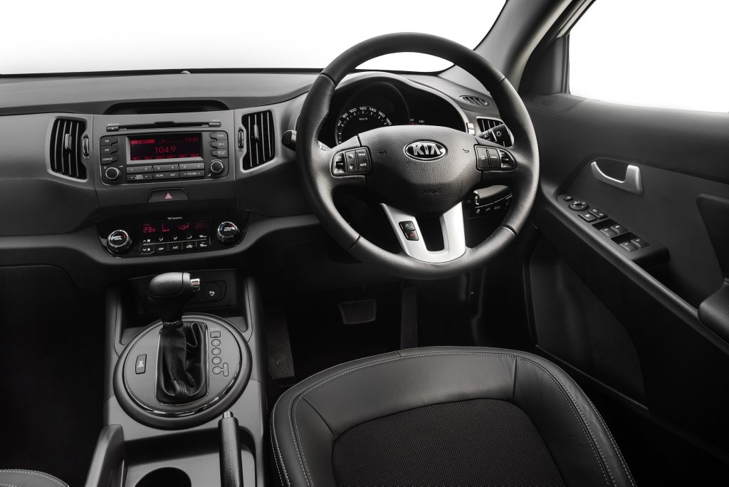 Inside the Kia Sportage Series II. Inside the Kia Sportage Series II.